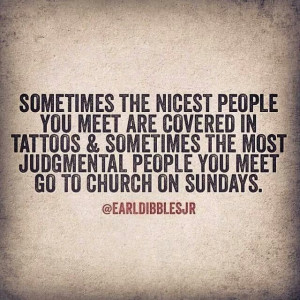 Don't be judgemental...