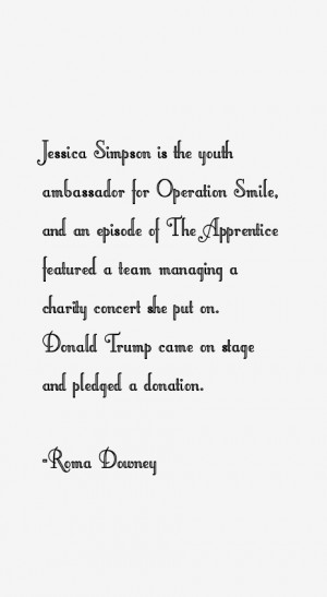 Jessica Simpson is the youth ambassador for Operation Smile and an