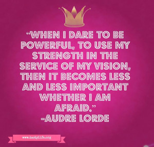 dare to be powerful! Own it!