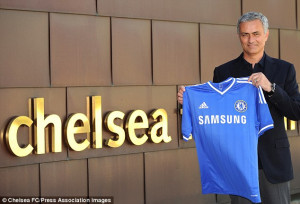He's back: Jose Mourinho has returned to Chelsea for a second stint at ...