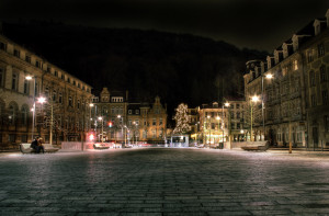 Heidelberg Friedrich-Ebert-Platz German countryside in winter Drinking ...