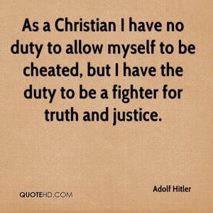 Hitler Quotes About Christianity