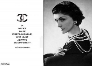 Coco Chanel Quotes. — Display Tell no-one Consequential