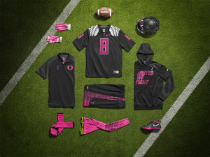 Nike and University of Oregon Ducks support Breast Cancer Awareness ...