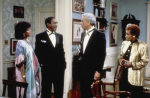 ... Hyman, Phylicia Rashad and Clarice Taylor in The Cosby Show (1984