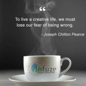To live a creative life, we must lose our fear of being wrong. #quote