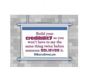 How credible are you? Find some answers here