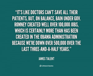 ... Save All Their Patients But On Balance Bain Under Goy - Doctors Quote