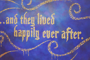 Disney happy thought: “And they lived happily ever after…”