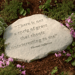 Jefferson Quote Stepping Stone