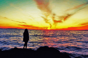 beach, cute, lonely girl in the world, quote, quotes, sad