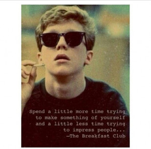 cute, inspiration, movie, old, quote, quotes, the breakfast club ...