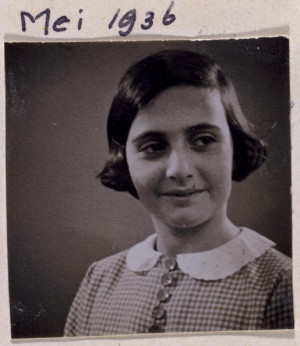 Margot Frank in 1932 gefotografeerd door haar vader Foto AFF AFS