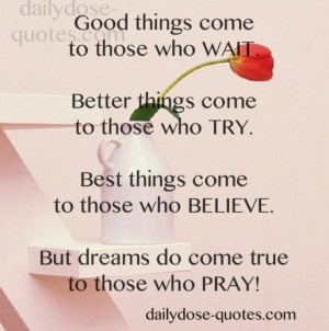 If she's worth it you will wait.