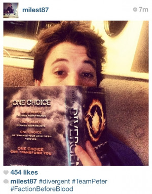 Miles Teller doing his research!