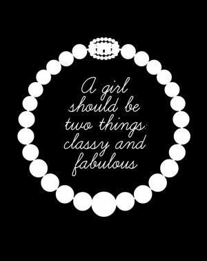 Classy Fabulous Girl Coco Chanel Quote Pearls ...: Girls, Classy, Coco ...