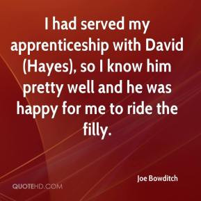 Apprenticeship Quotes