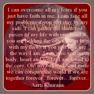 Can Overcome All My Fears..