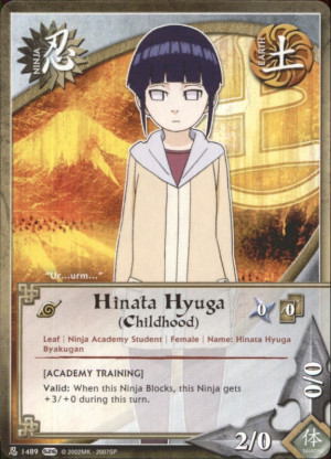 Hinata Hyuga [Childhood] TG Card by puja39