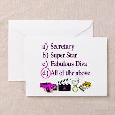 Secretary Thank You Greeting Card
