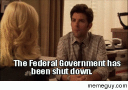 ron swanson hears about the government shutdown tags funny swanson ...