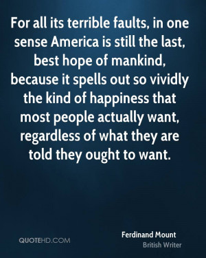 Ferdinand Mount Happiness Quotes