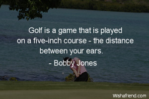 golf-Golf is a game that is played on a five-inch course - the ...