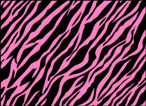Pink Zebra Stripes Image