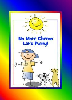 no more chemo party invitations | No more chemo cake! adorable for a ...