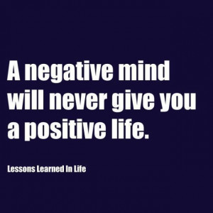 Lessons Learned in Life