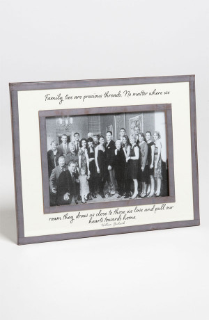 Family Ties Are Precious Threads' Picture Frame (5x7)