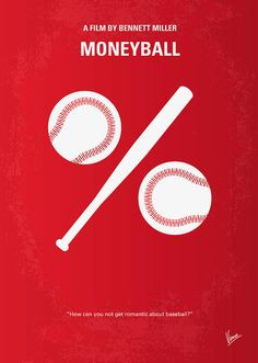 Very clever minimalist poster for Moneyball