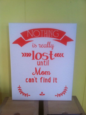 ... Etsy listing at https://www.etsy.com/listing/179216537/mom-canvas-art