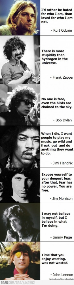 Great quotes from some musical greats
