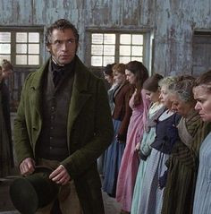 Les Mis (2012) | Hugh Jackman (Valjean) and to the right in pink Anne ...