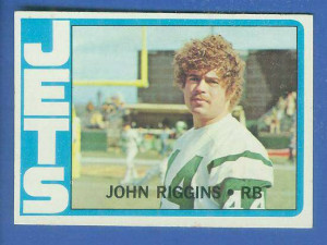 1972 Topps FB #.13 John Riggins [#c] ROOKIE (Jets) Football cards ...