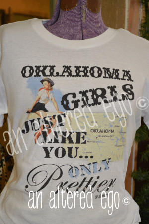 Oklahoma Girls Tee Just...
