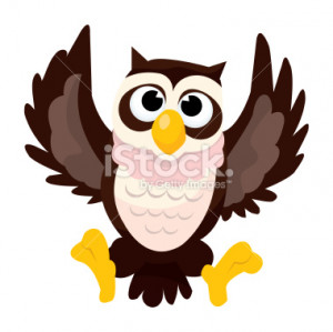 Cartoon Owl Royalty Free Stock