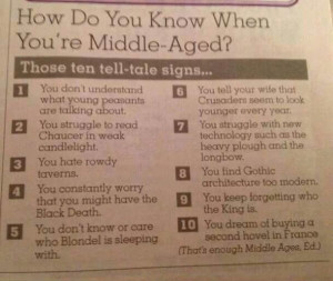 Middle aged
