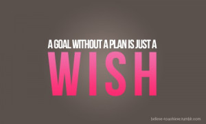 the next step is to make a plan on how to reach your goal make smaller