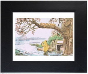 Vintage Classic Winnie the Pooh Art Print, Pooh Birthday Party, Pooh ...