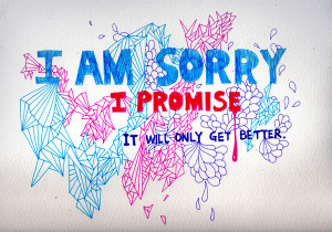 Image of I Am Sorry drawing by artist YaChin Bonny You