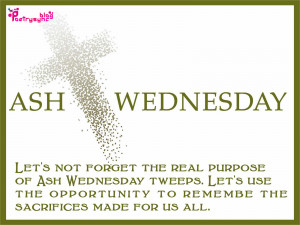 Ash Wednesday Wishes