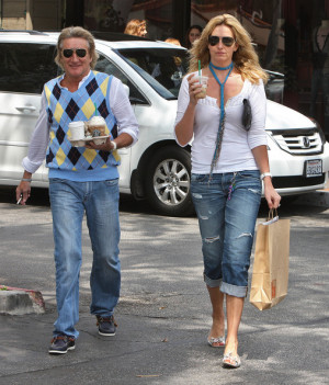 Penny Lancaster And Rod Stewart