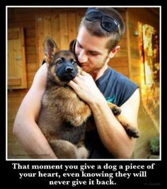 Real Men Cuddle Dogs ! More