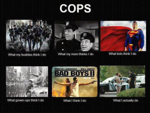 cops: what society thinks you do