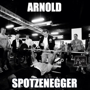 Just imagine how many consecutive PB’s you could break with Arnie ...
