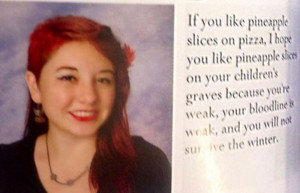 Motivational yearbook quote