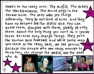 Rebel with a cause....