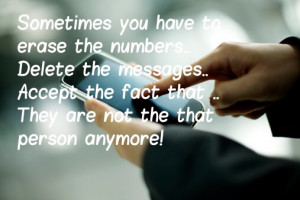 Sometimes you have to erase the numbers.. Delete the messages. Accept ...